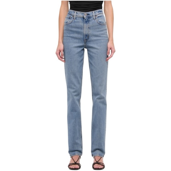 Abercrombie & Fitch Ultra High Rise 90's Slim Straight Jeans, Size 30/10 - Picture 1 of 9